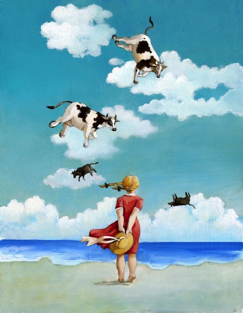 Defects and problems of society in a surreal illustrations by Christina Bernazzani Defects and problems of society in a surreal illustrations by Christina Bernazzani