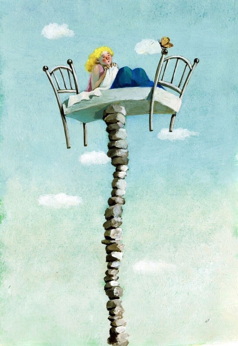 Defects and problems of society in a surreal illustrations by Christina Bernazzani Defects and problems of society in a surreal illustrations by Christina Bernazzani