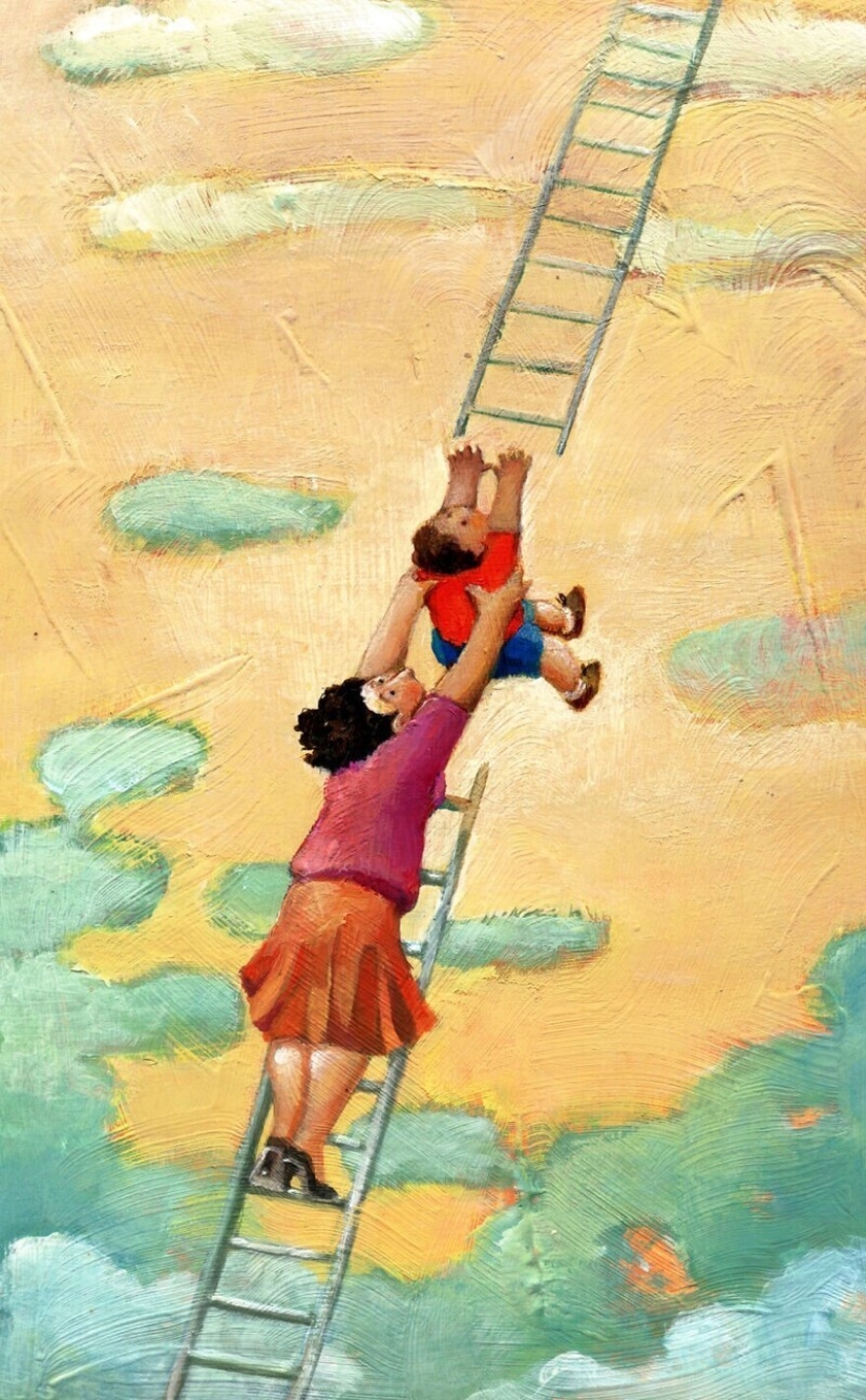 Defects and problems of society in a surreal illustrations by Christina Bernazzani Defects and problems of society in a surreal illustrations by Christina Bernazzani