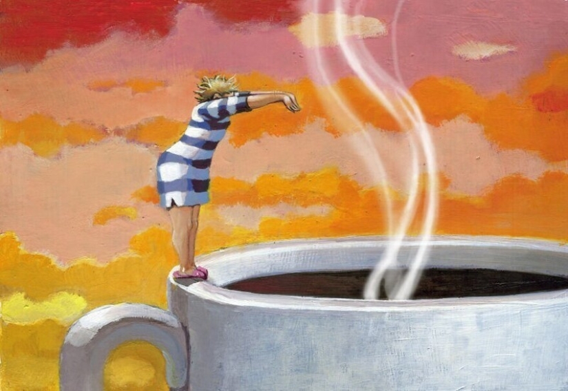 Defects and problems of society in a surreal illustrations by Christina Bernazzani Defects and problems of society in a surreal illustrations by Christina Bernazzani
