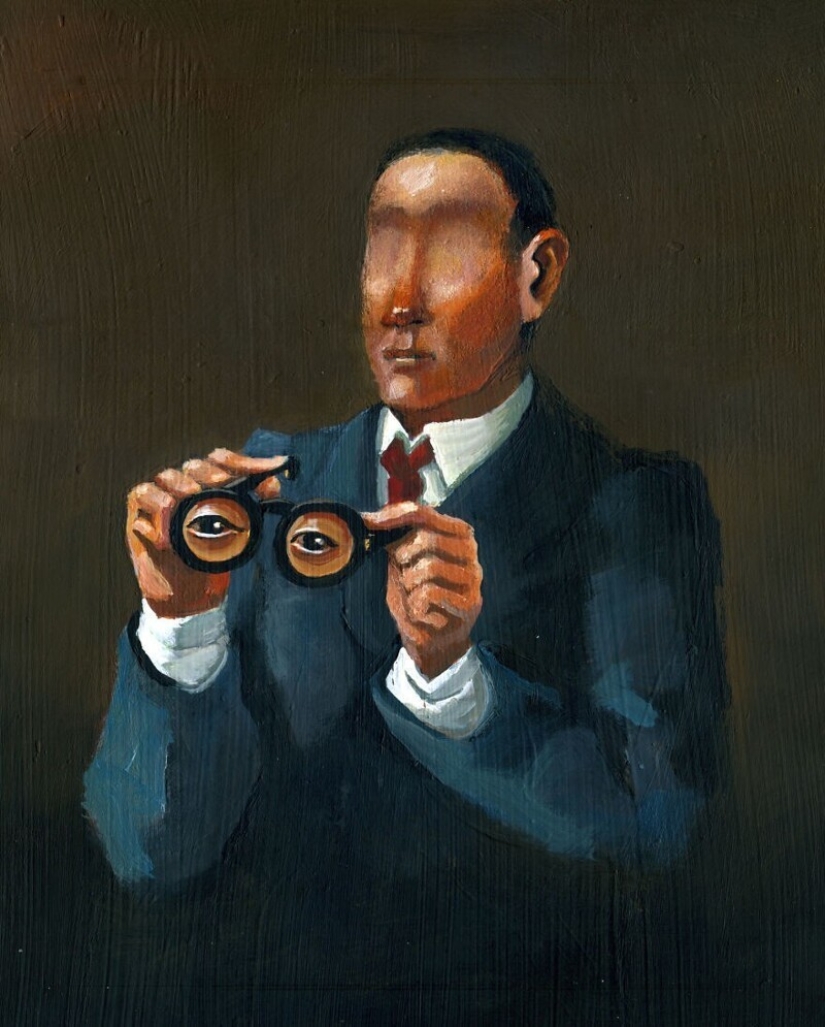 Defects and problems of society in a surreal illustrations by Christina Bernazzani Defects and problems of society in a surreal illustrations by Christina Bernazzani