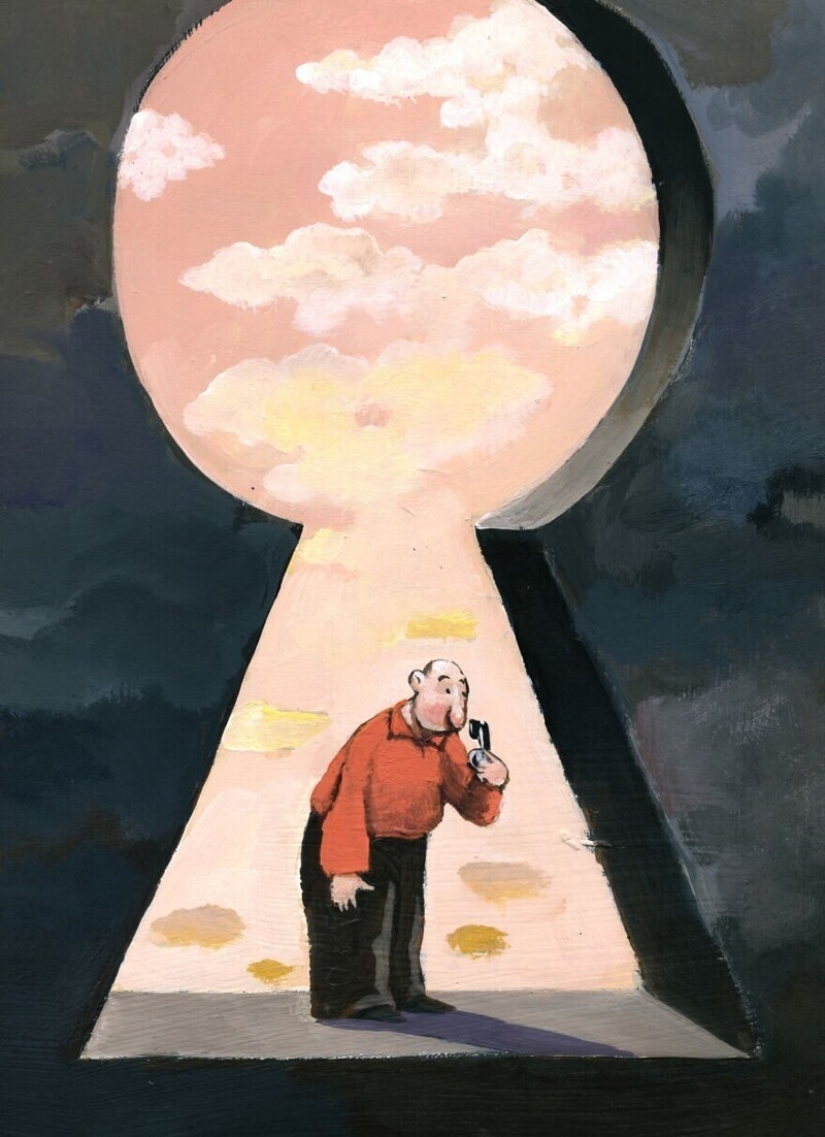 Defects and problems of society in a surreal illustrations by Christina Bernazzani Defects and problems of society in a surreal illustrations by Christina Bernazzani