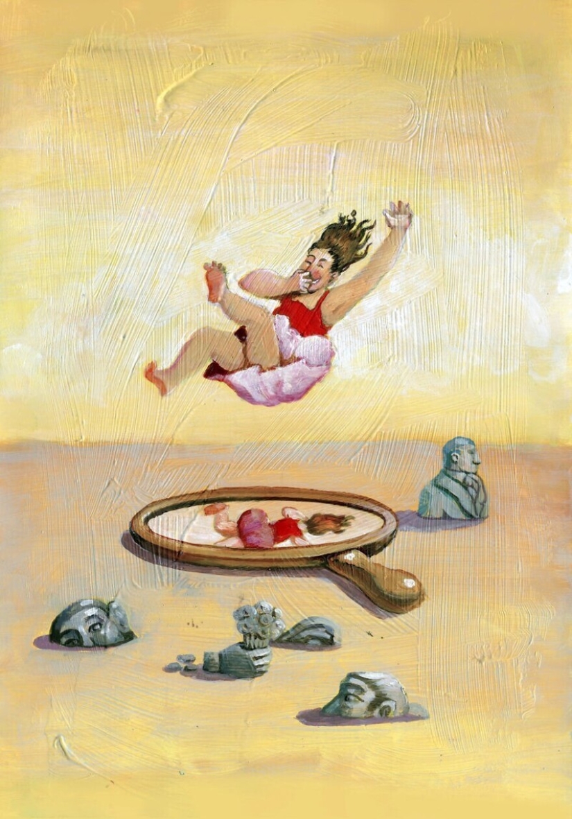 Defects and problems of society in a surreal illustrations by Christina Bernazzani Defects and problems of society in a surreal illustrations by Christina Bernazzani