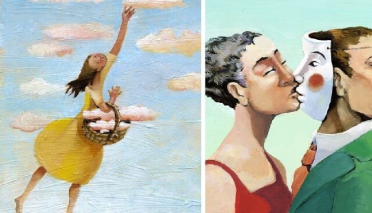 Defects and problems of society in a surreal illustrations by Christina Bernazzani Defects and problems of society in a surreal illustrations by Christina Bernazzani