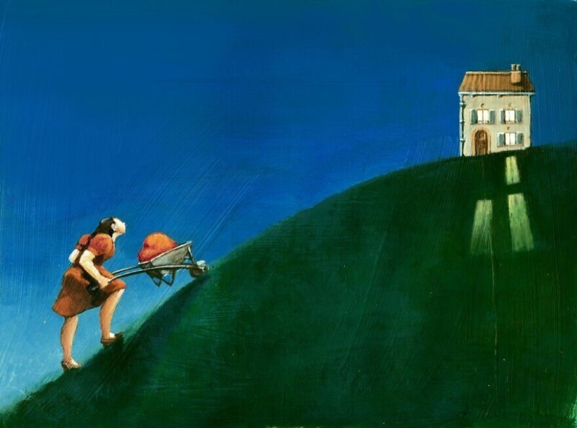 Defects and problems of society in a surreal illustrations by Christina Bernazzani Defects and problems of society in a surreal illustrations by Christina Bernazzani