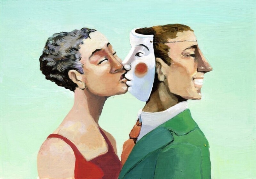 Defects and problems of society in a surreal illustrations by Christina Bernazzani Defects and problems of society in a surreal illustrations by Christina Bernazzani