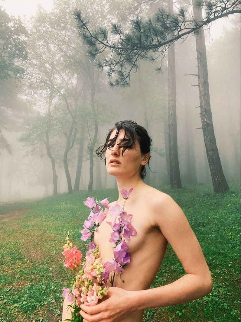 Delicadas obras de la artista fotográfica georgiana Mariam Sichinava