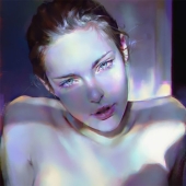 Delicados retratos de maestro de pintura digital Yanjun Chen