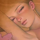 Delicate and Seductive Wood Paintings by Audrey Kawasaki Delicate and Seductive Wood Paintings by Audrey Kawasaki