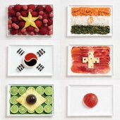Delicious flags of different countries of the world Delicious flags of different countries of the world