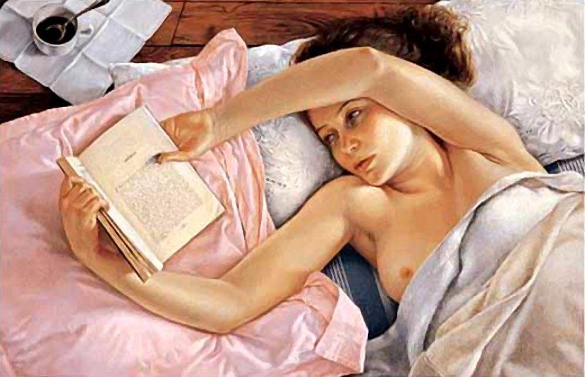 Desapego y erotismo sofisticado en las pinturas de Francine Van Hove