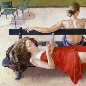 Detachment and sophisticated eroticism in the paintings of Francine Van Hove Detachment and sophisticated eroticism in the paintings of Francine Van Hove