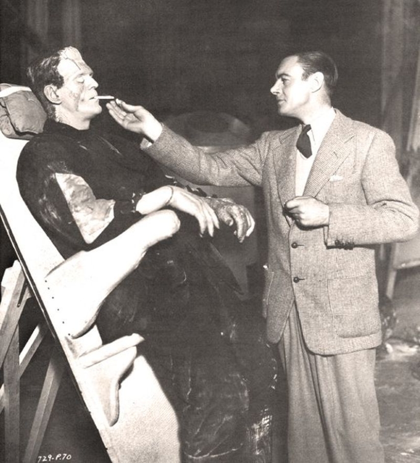 Detrás de escena de las películas clásicas de Frankenstein