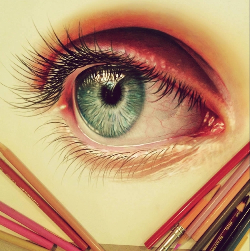 Dibujos hiperrealistas de un artista indio que son engañosos