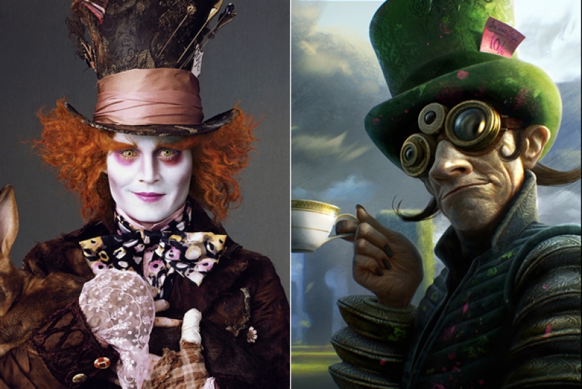 Don't be born beautiful: the first concepts of famous Hollywood characters Don't be born beautiful: the first concepts of famous Hollywood characters