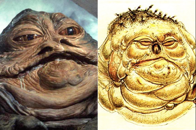 Don't be born beautiful: the first concepts of famous Hollywood characters Don't be born beautiful: the first concepts of famous Hollywood characters