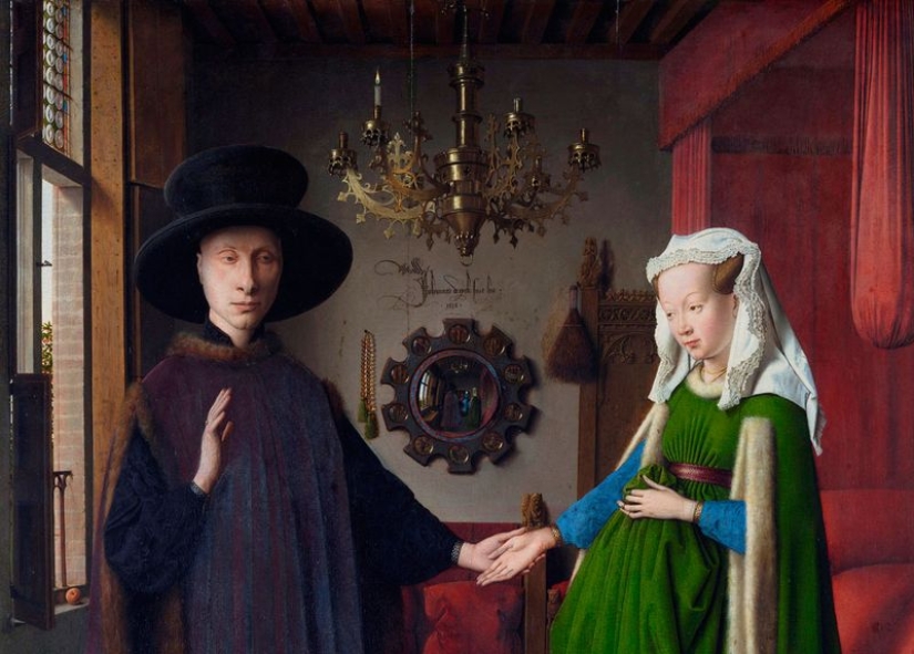 Double portrait of Arnolfini, or what scientists are arguing about Double portrait of Arnolfini, or what scientists are arguing about
