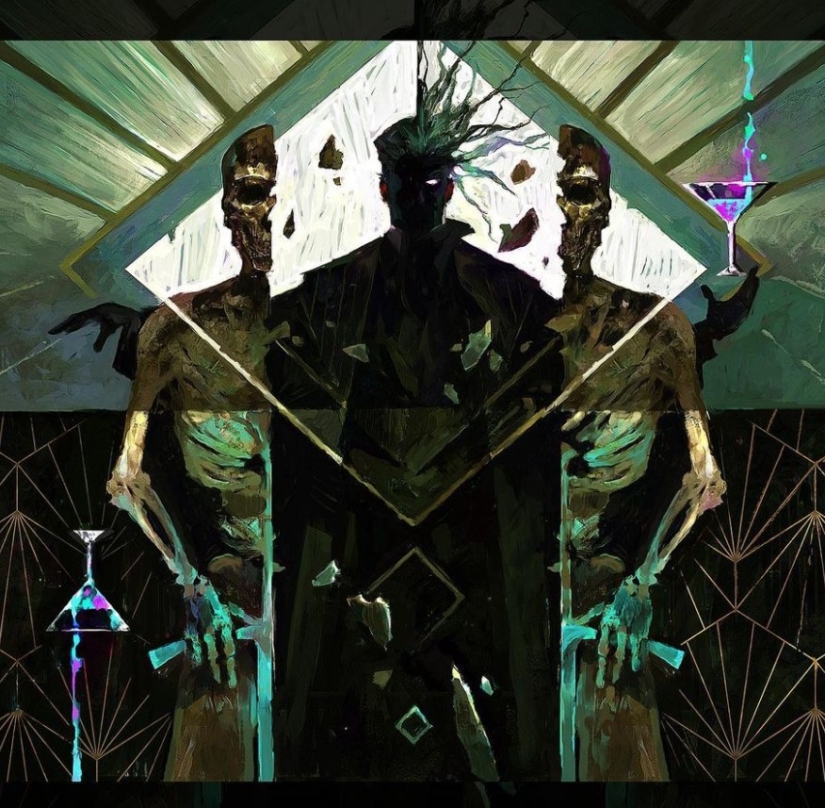 Dragones, caballeros y oscuridad en pinturas épicas de Dominic Mayer Dragones, caballeros y oscuridad en pinturas épicas de Dominic Mayer