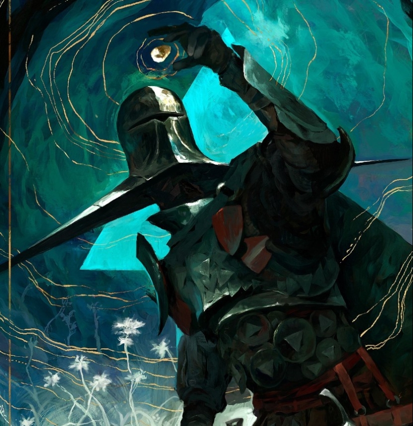 Dragones, caballeros y oscuridad en pinturas épicas de Dominic Mayer Dragones, caballeros y oscuridad en pinturas épicas de Dominic Mayer