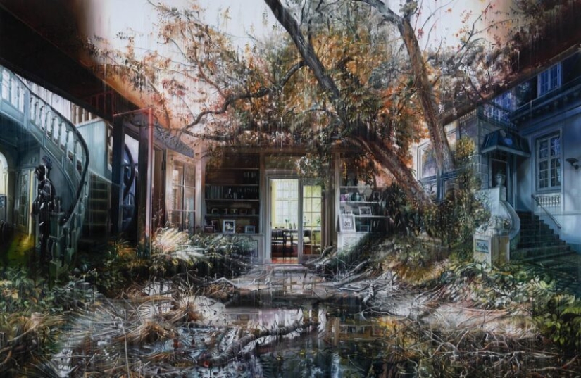 Dreams, reality, desolation and urban studies in the fantastic paintings by the artist Jacob Brostrup