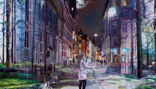 Dreams, reality, desolation and urban studies in the fantastic paintings by the artist Jacob Brostrup Dreams, reality, desolation and urban studies in the fantastic paintings by the artist Jacob Brostrup