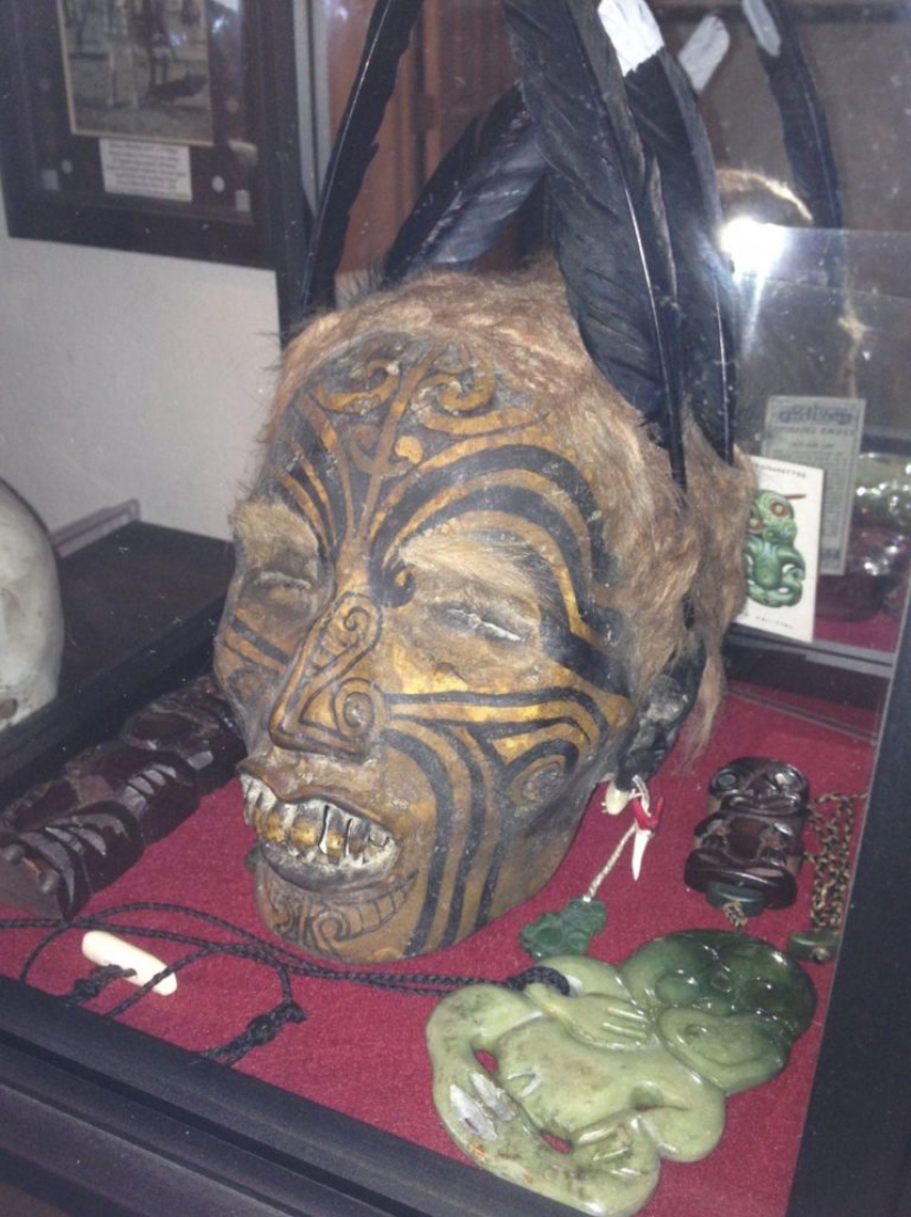Dried mokomokai heads - eerie relics of the Maori people Dried mokomokai heads - eerie relics of the Maori people