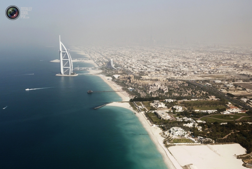 Dubai from a bird's eye view