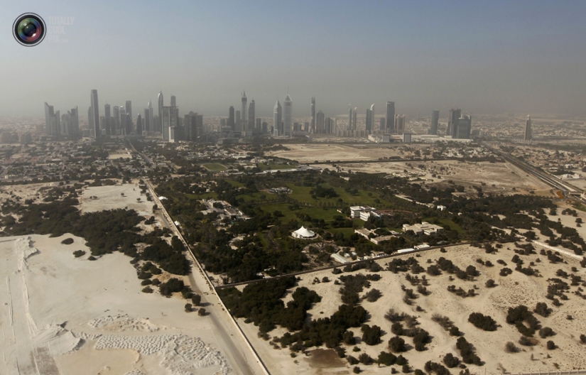 Dubai from a bird's eye view