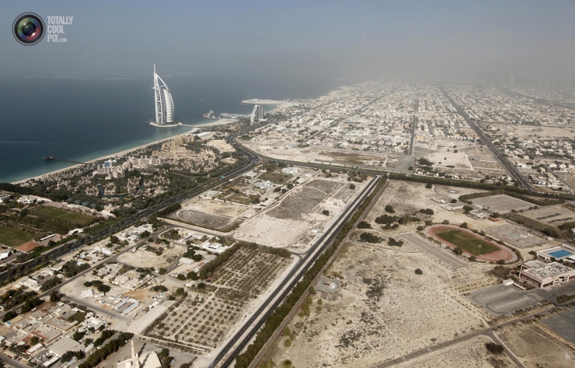 Dubai from a bird's eye view