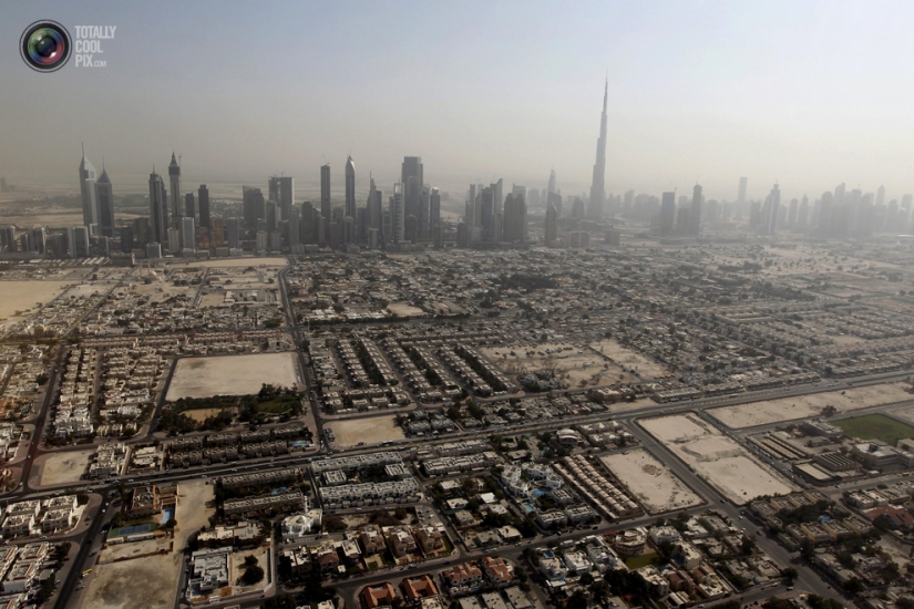 Dubai from a bird's eye view