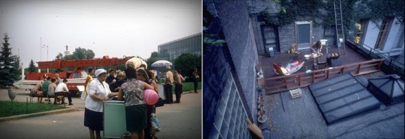 East and West: Color photographs of Moscow and New York in 1969