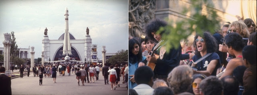 East and West: Color photographs of Moscow and New York in 1969