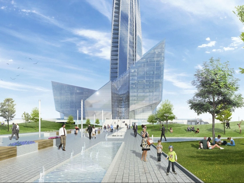 Edificios con pendiente