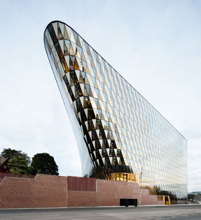 Edificios con pendiente