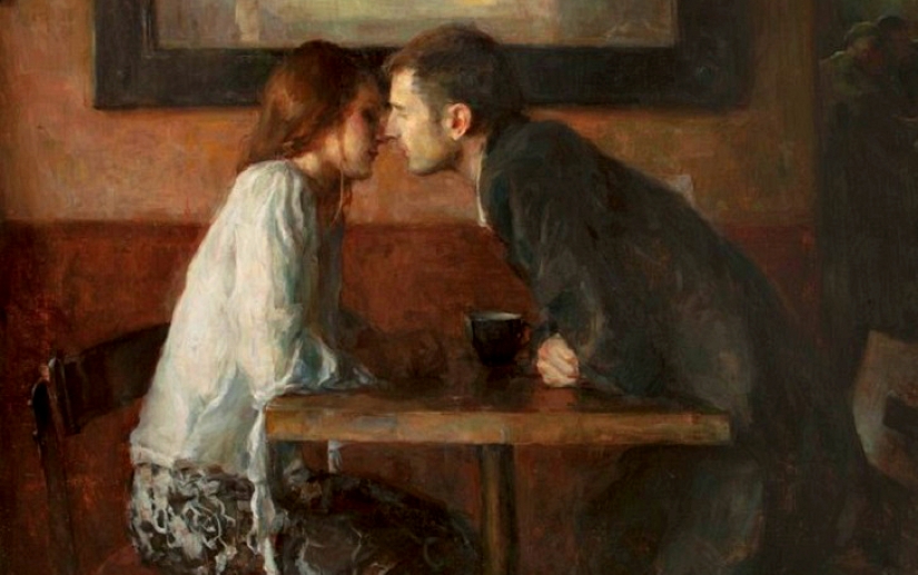 El amor real en las pinturas de Ron Hicks El amor real en las pinturas de Ron Hicks