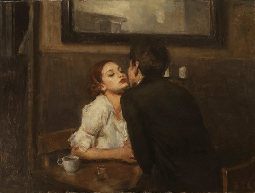 El amor real en las pinturas de Ron Hicks El amor real en las pinturas de Ron Hicks