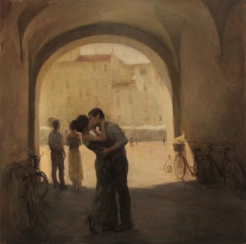 El amor real en las pinturas de Ron Hicks El amor real en las pinturas de Ron Hicks