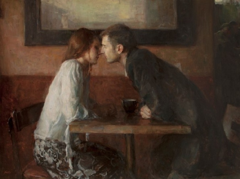 El amor real en las pinturas de Ron Hicks El amor real en las pinturas de Ron Hicks