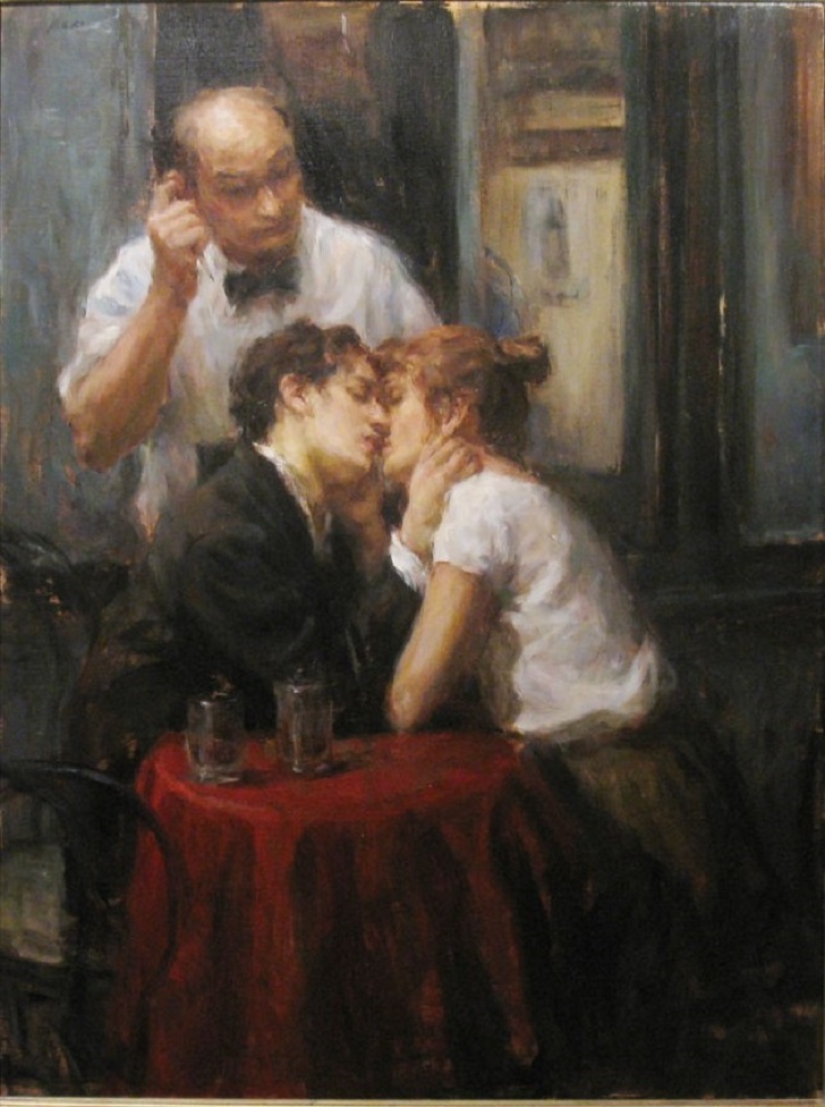 El amor real en las pinturas de Ron Hicks El amor real en las pinturas de Ron Hicks