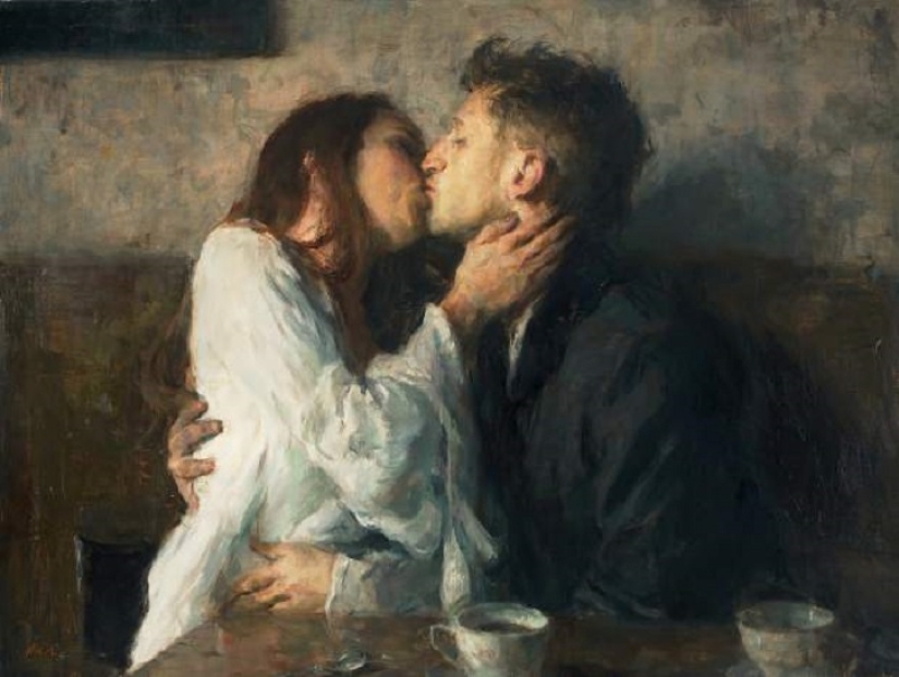 El amor real en las pinturas de Ron Hicks El amor real en las pinturas de Ron Hicks