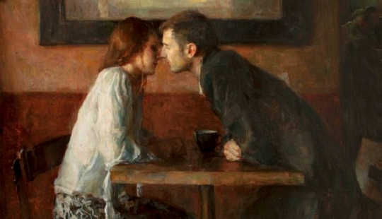El amor real en las pinturas de Ron Hicks
