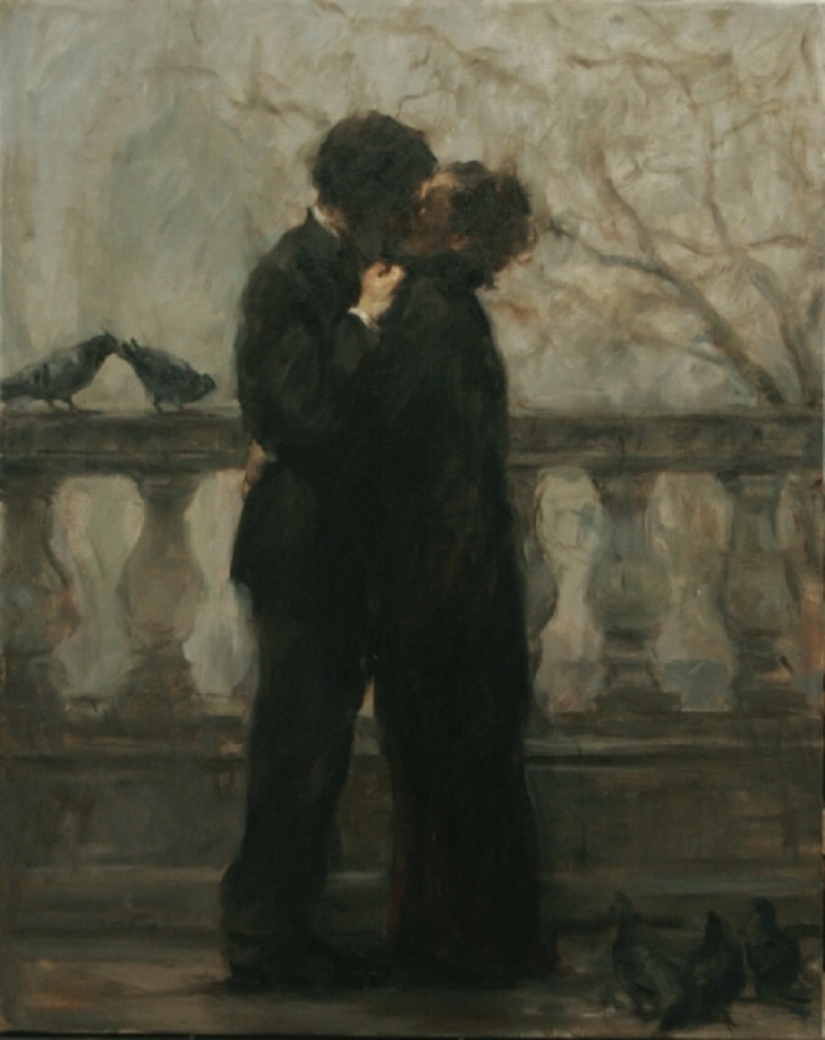 El amor real en las pinturas de Ron Hicks El amor real en las pinturas de Ron Hicks