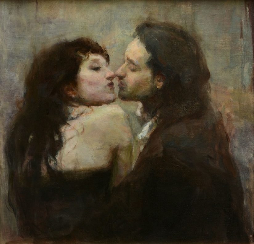 El amor real en las pinturas de Ron Hicks El amor real en las pinturas de Ron Hicks