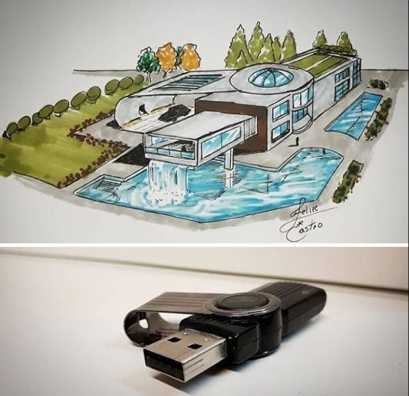 El arquitecto de Brasil atrae surrealista edificios inspirados por los objetos familiares