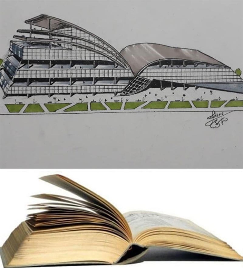 El arquitecto de Brasil atrae surrealista edificios inspirados por los objetos familiares