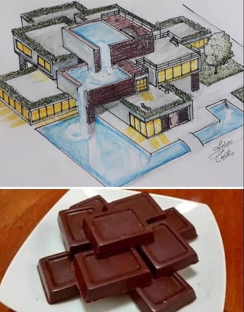 El arquitecto de Brasil atrae surrealista edificios inspirados por los objetos familiares