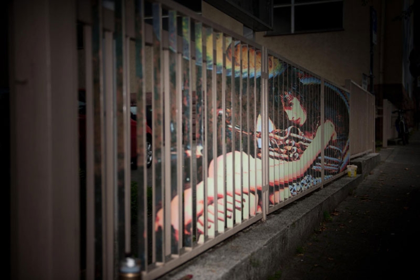 El arte de la calle en rieles