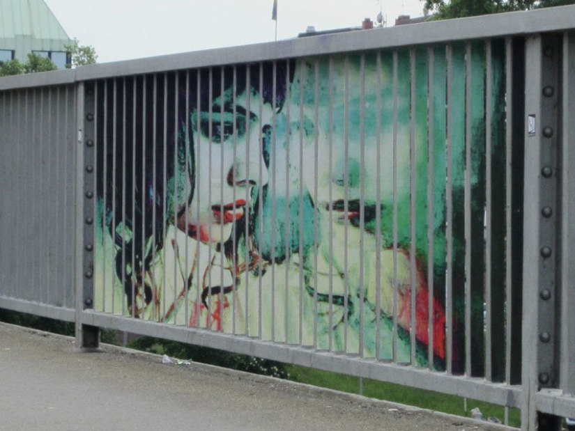 El arte de la calle en rieles