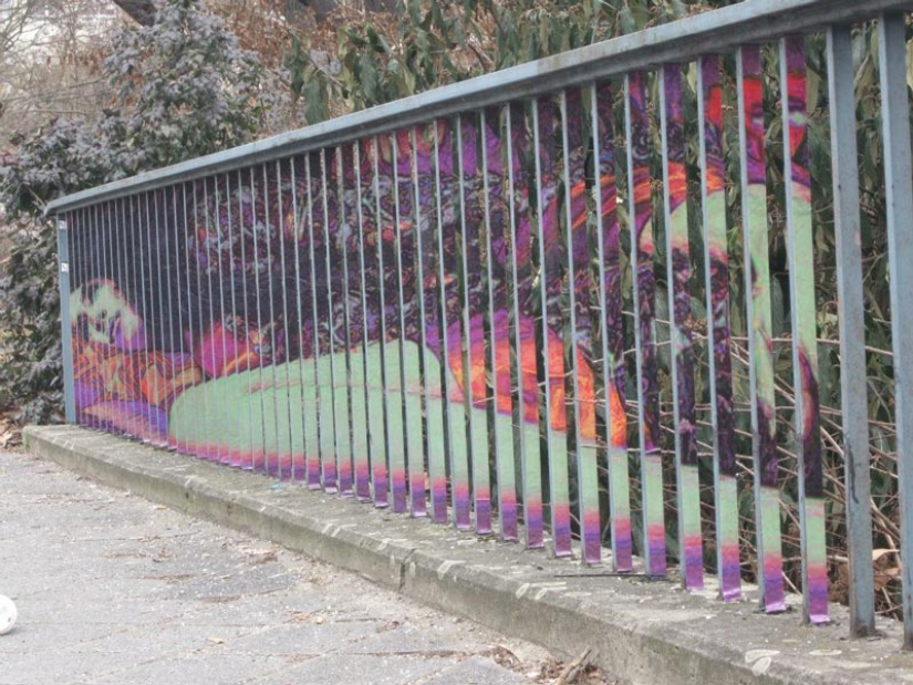El arte de la calle en rieles