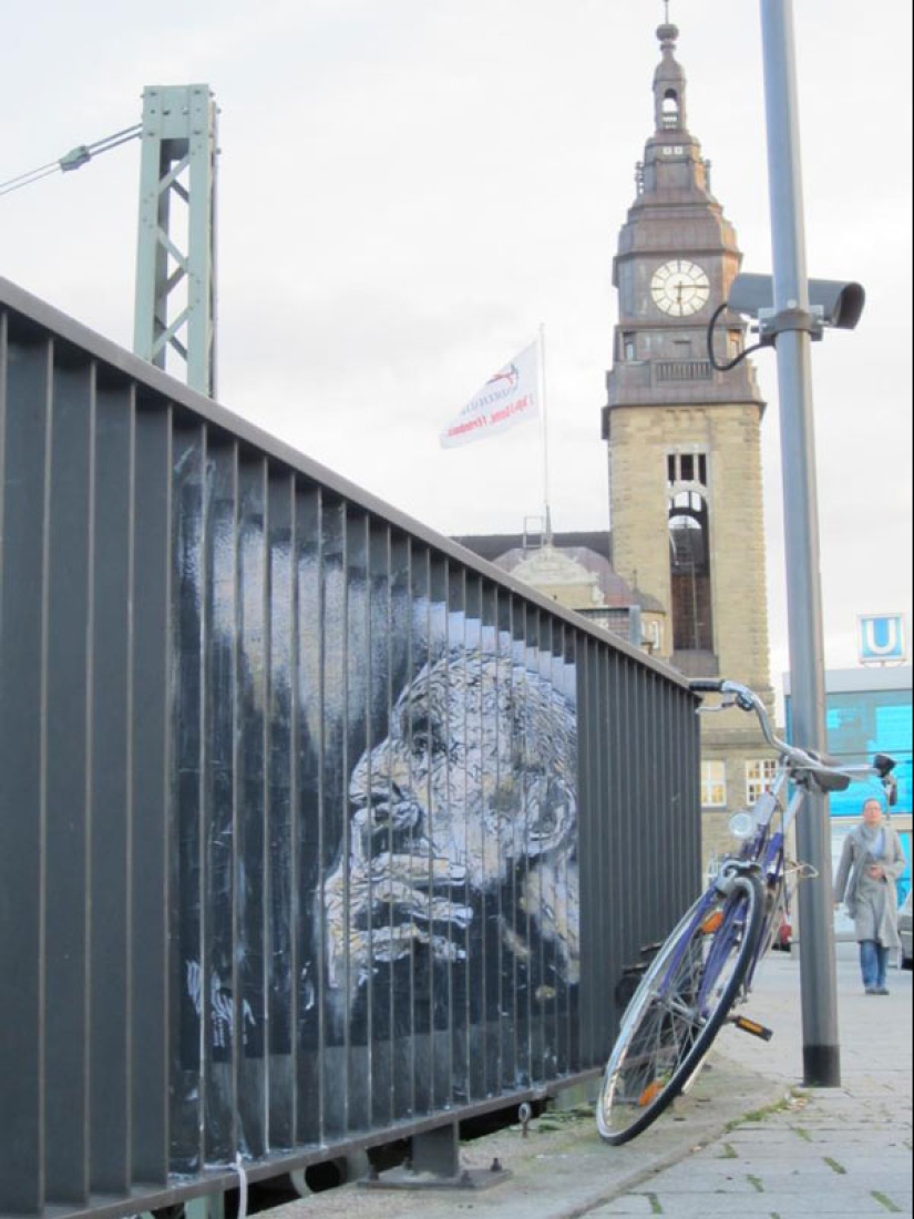 El arte de la calle en rieles